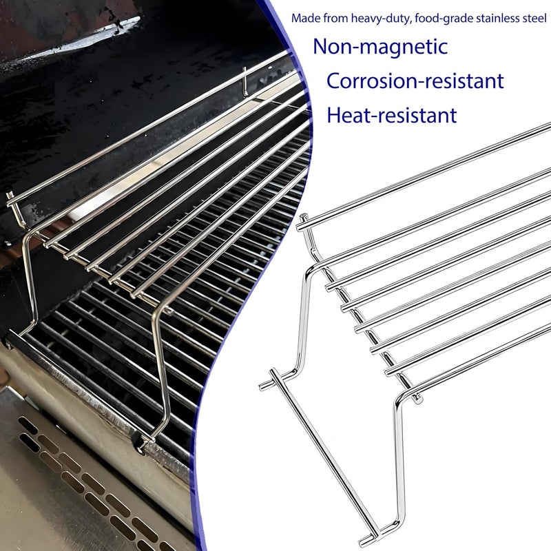 YOUFIRE Store Warming Rack for Weber Genesis 300 Series(2007-2016), Genesis E310, E320, E330, S310, S320, S330, Stainless Steel Grill Parts Replacement for Weber 65054, 81323, 62749 - Image 3